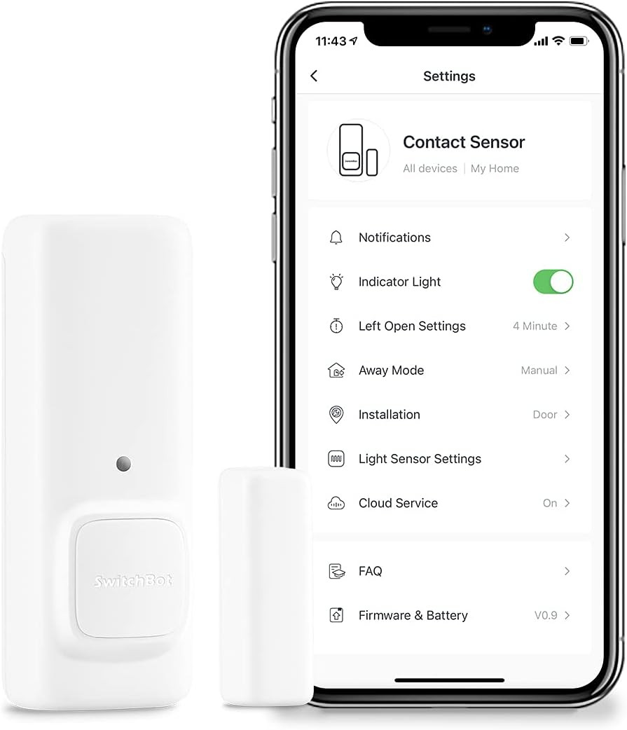 Sensore Porta Finestra WiFi Intelligente: Allarme Wireless Sicurezza Casa
