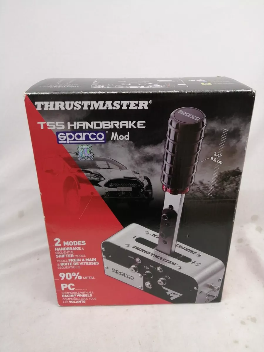 THRUSTMASTER TSS HANDBRAKE SPARCO MOD GOOD CONDITION RARE