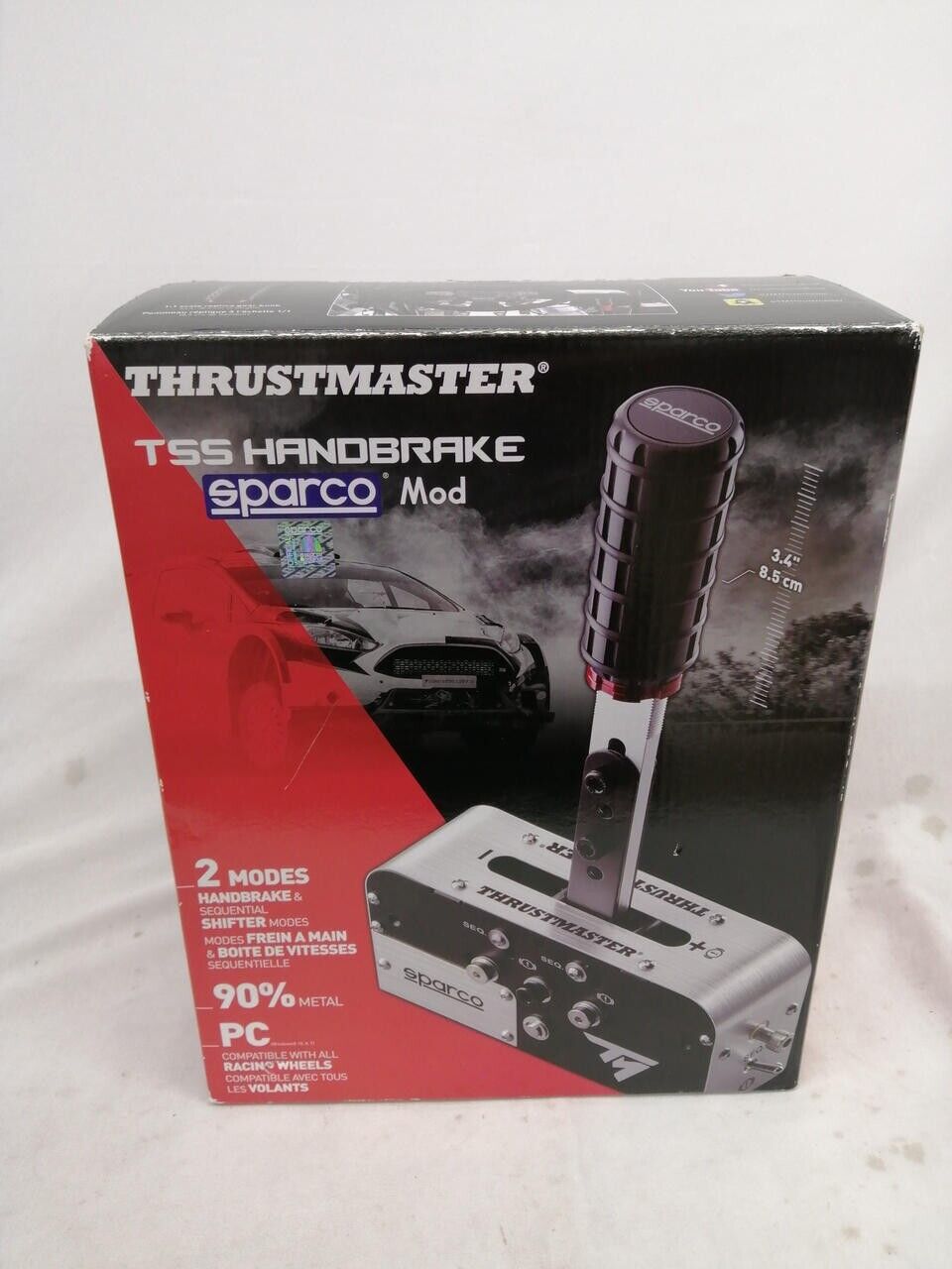 Thrustmaster TSS Handbrake Sparco Mod+ Add-On, Handbremse schwarz/silber