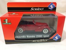 NIB Solido 4160 Alfa Romeo 2500 Sport Die Cast 1:43 Scale Model Free Shipping