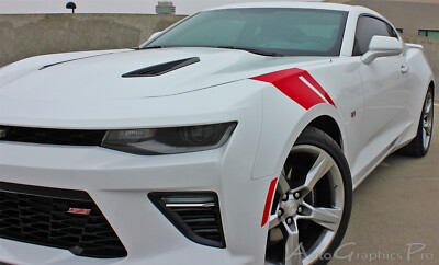 Chevy Camaro 2020 2019 Hash Marks Fender Decals Hood Stripes 3M Vinyl Graphics