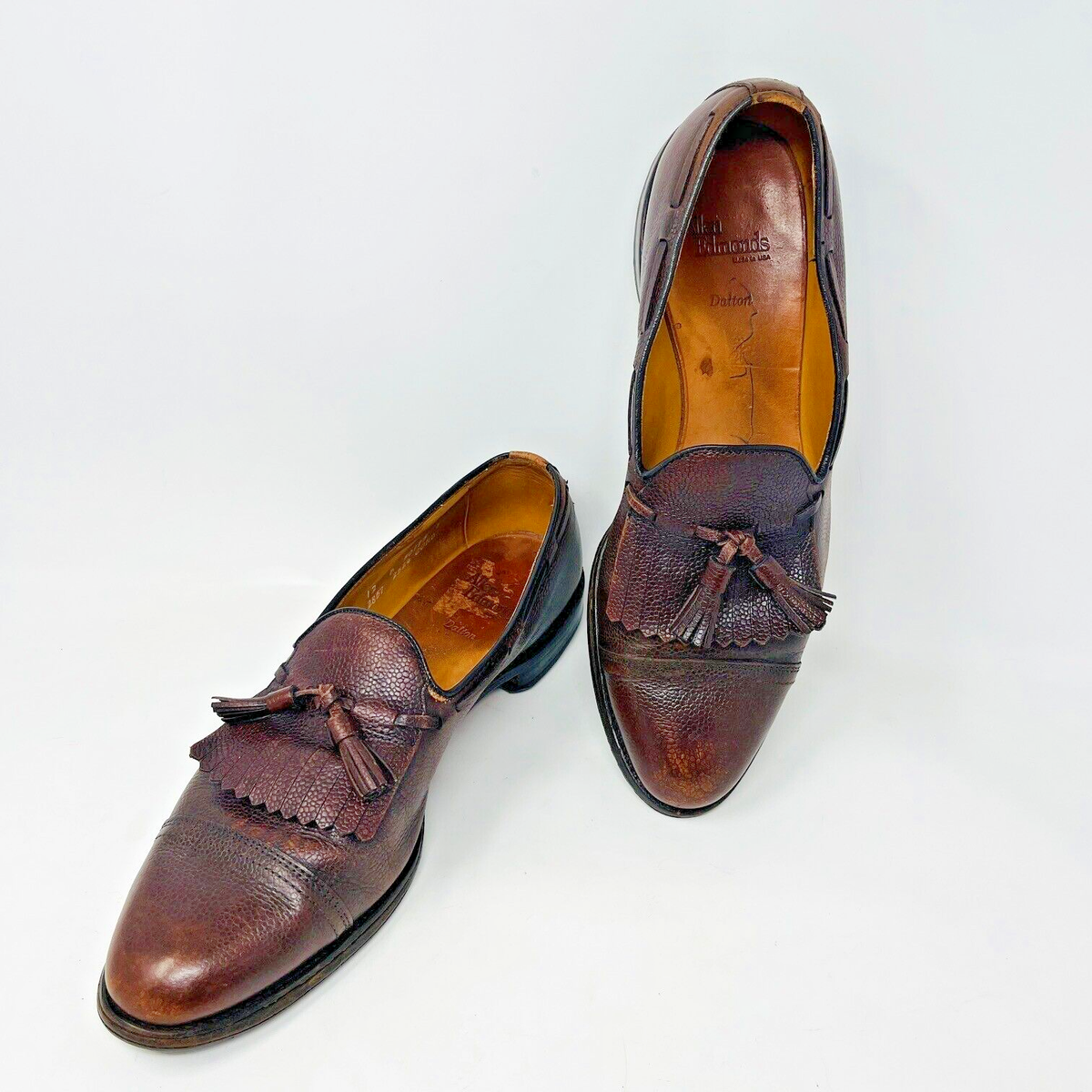 Allen Edmonds Mens Loafer Dress Shoes Brown 12 B Leather  display picture 2