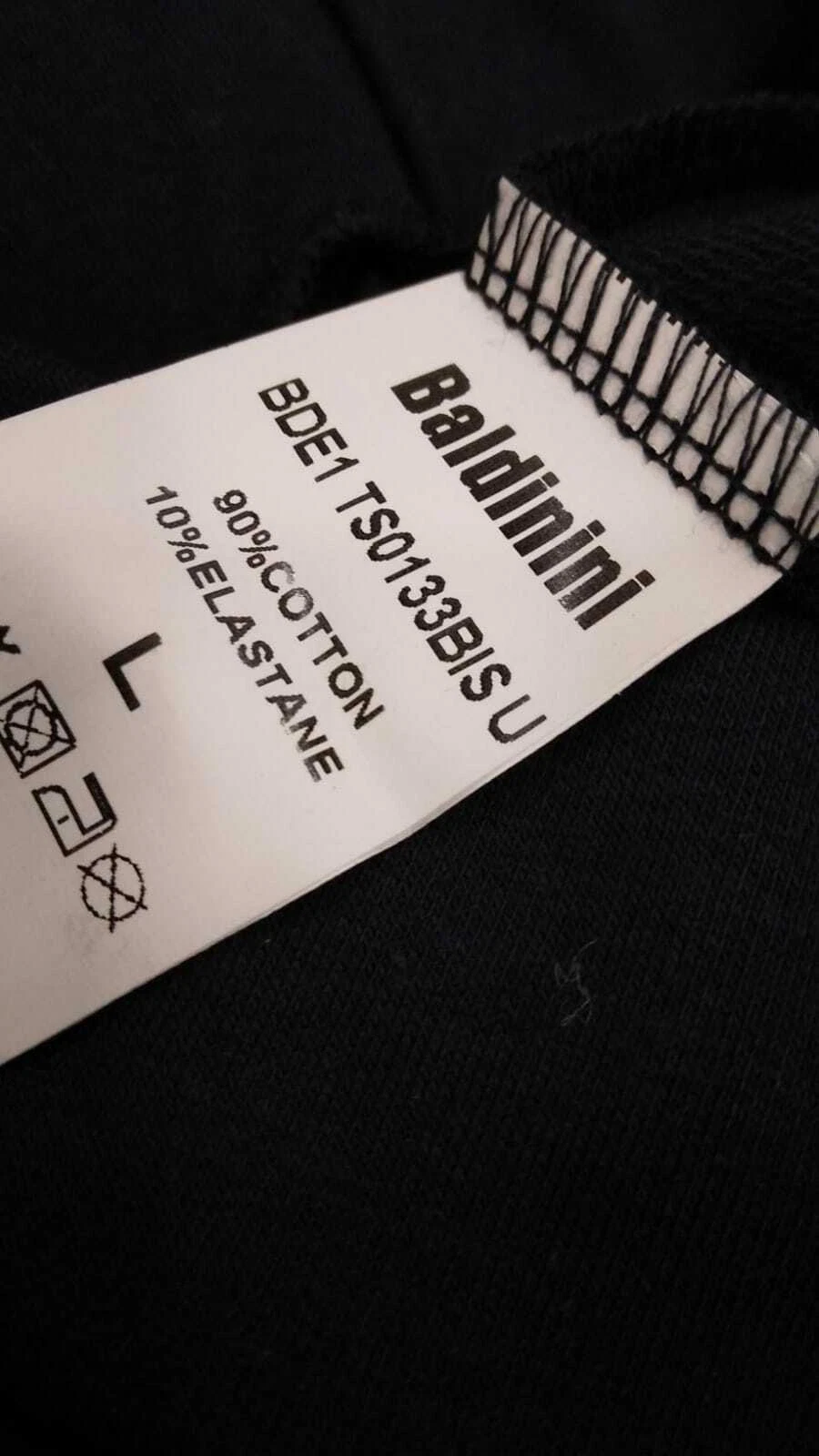 Baldinini Sweatpants For Men Blue With White Logo Size L BLD09ALZ - product detail image 7