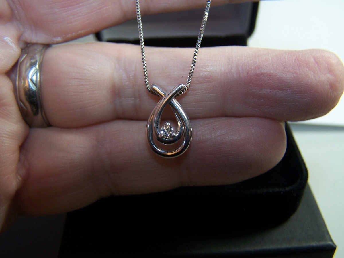 Kay Jewelers Silver Diamond Necklace 2025