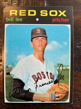 Topps Bill Lee 1971 #58 very good condition family collection