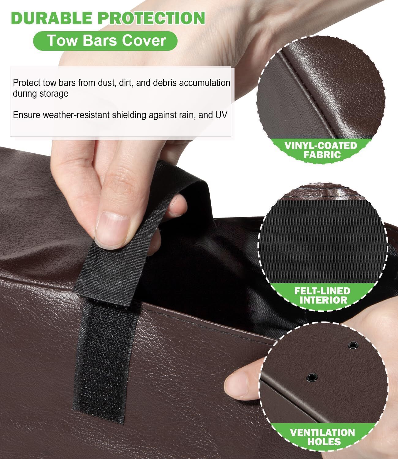 for Blue Ox BX88309 Avail Ascent Apollo Tow Bar Cover Storage Bag Protection