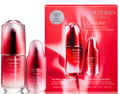 Shiseido Ultimune Serum Set Ultimune Concentrate (1.6 oz) Ultimune Eye (0.54 oz)