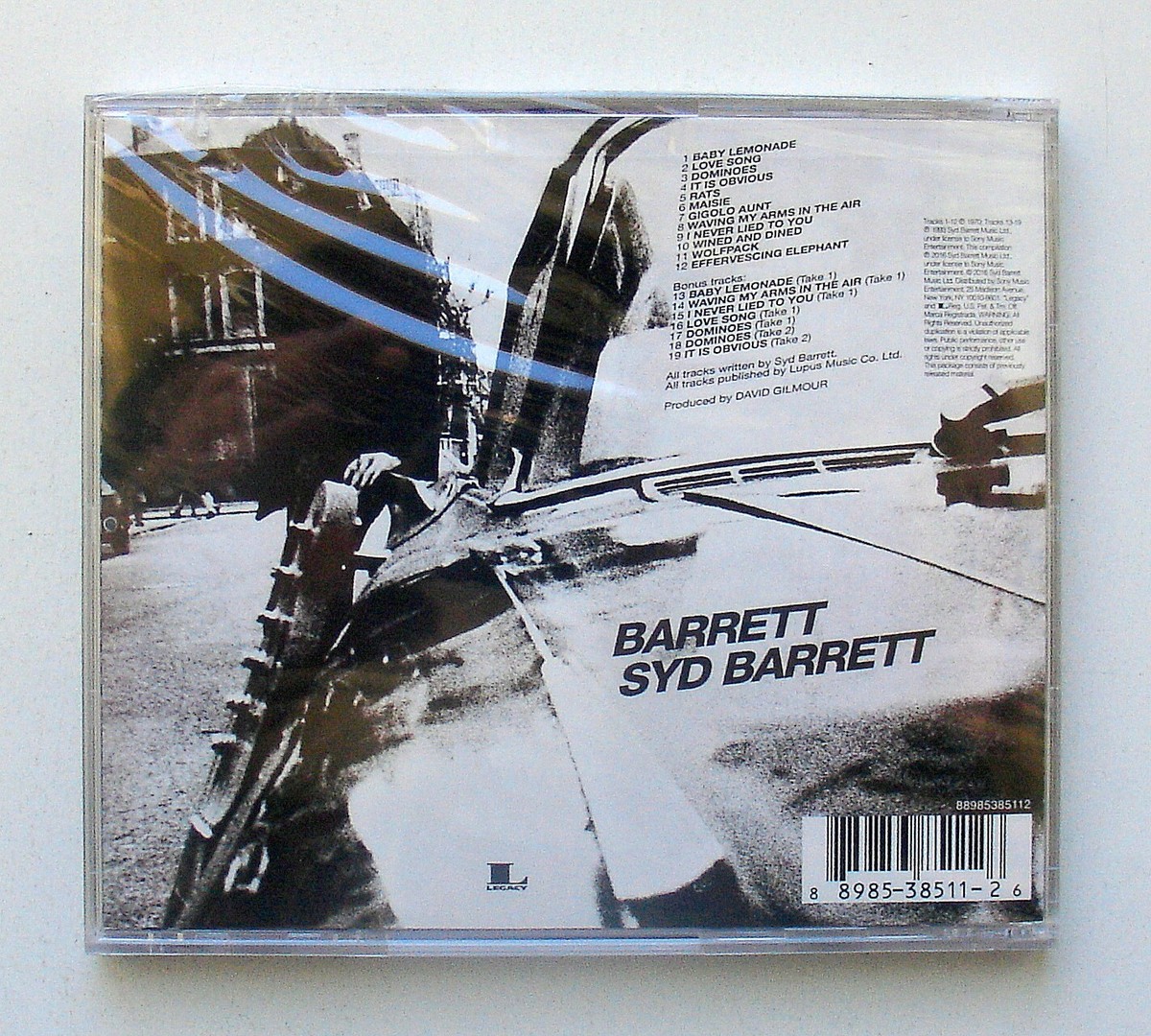 Syd Barrett - Barrett - CD, Factory Sealed - Produced By David