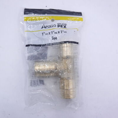 Apollo PEX-A 1'' x 1'' x 1'' Brass Tee EPXT11 1003-276-354