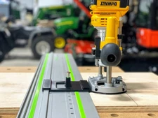 LR 32 Hole Drilling System for Dewalt Plunge Base Router, Compatible with Festoo