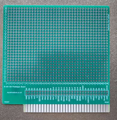 Scheda Di Prototipazione PCB Per IBM PC XT - 8 Bit ISA, Doppia Faccia, FR-4, 100x100mm - Foto 3