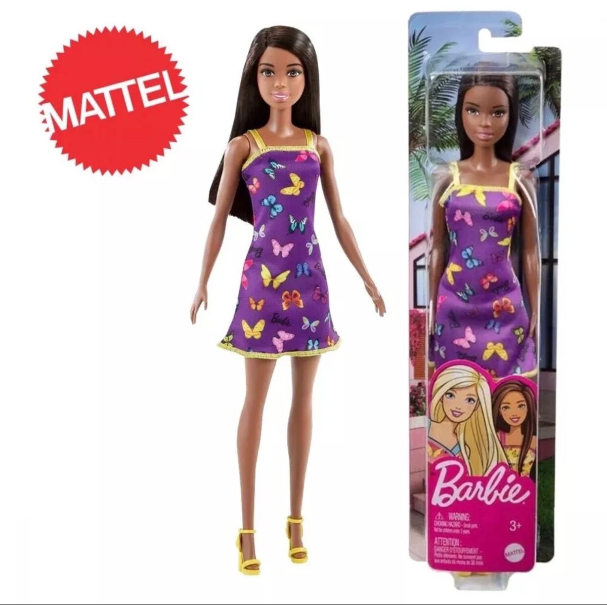 black barbie with purple dress Madam C. J. Walker Barbie Doll Now Available