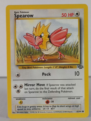 Spearow - Jungle - 62/64 - Singles - Pokemon TCG - C - Imagen 24 de 27