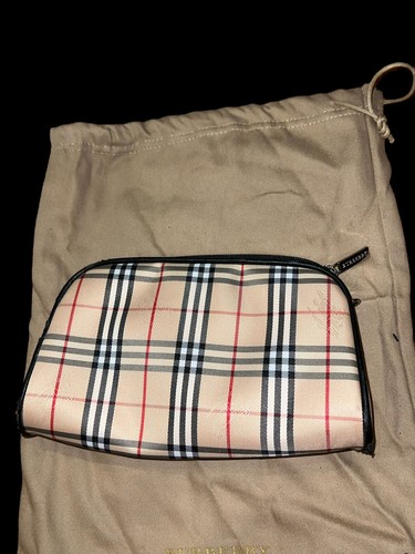 Burberry braune London karierte Kosmetik Waschtisch Reisetasche Dolxzde 144020009918 - Bild 2 von 5