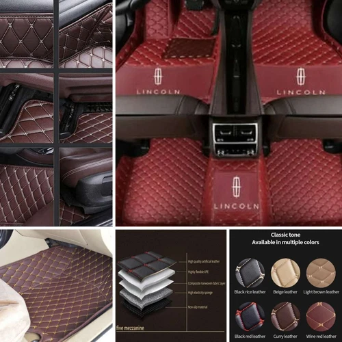 For Lincoln Town Car 1998-2011 Custom Carpets All Weather Car Floor Mats Auto - Imagen 5 de 36
