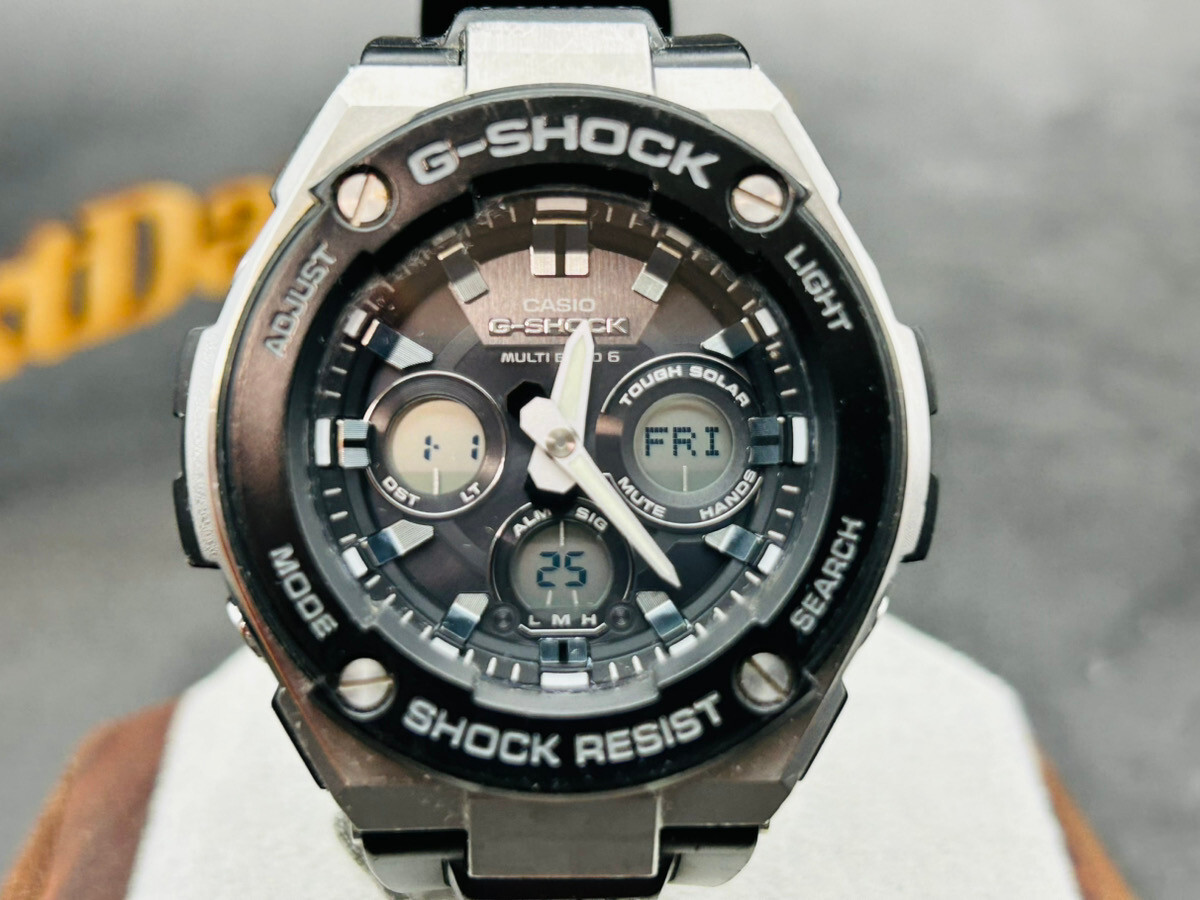 Exc DAY SHIP CASIO G-SHOCK GST-W300-1A G-STEEL Men's Watch