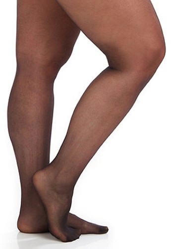 Plus Size 20 Denier Dark Brown Tights 