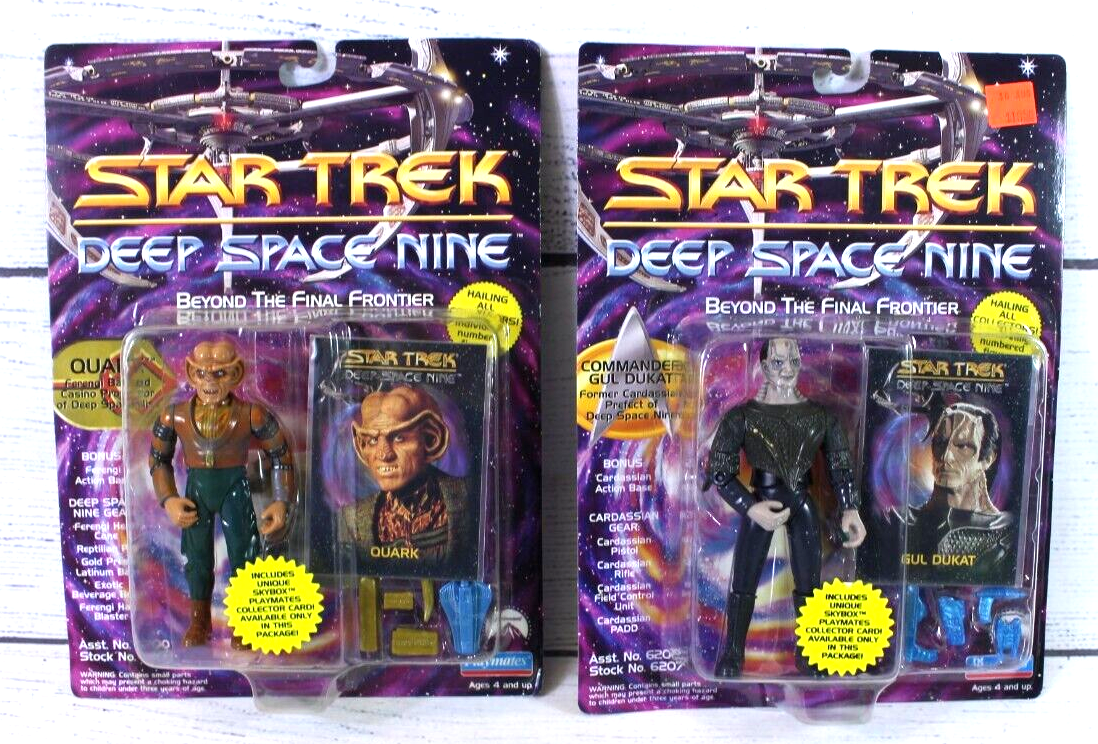 Star Trek Deep Space Nine Quark & Gul Dukat Playmates Action Figures