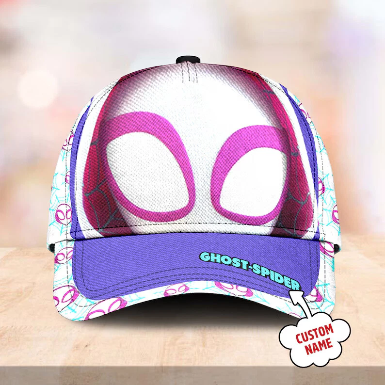 Ghost Spider Superhero Character Baseball Cap MOTHER DAY GIFT ALL OVER PRINT