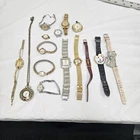 VINTAGE WATCH LOT 15 Women Quartz/Mechanical Elgin/Gruen/seiko Parts/Repair