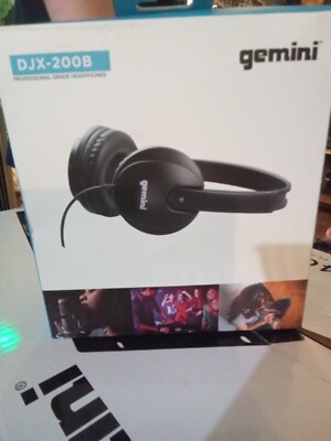 Gemini Professional Grade Headphones (DJX-200B), *NEW*