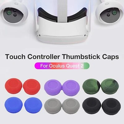 NEOTEK VR IN STOCK NOW FOR OCULUS META QUEST 2 & 3 CONTROLLER THUMB STICK GRIPS - 1 PAIR