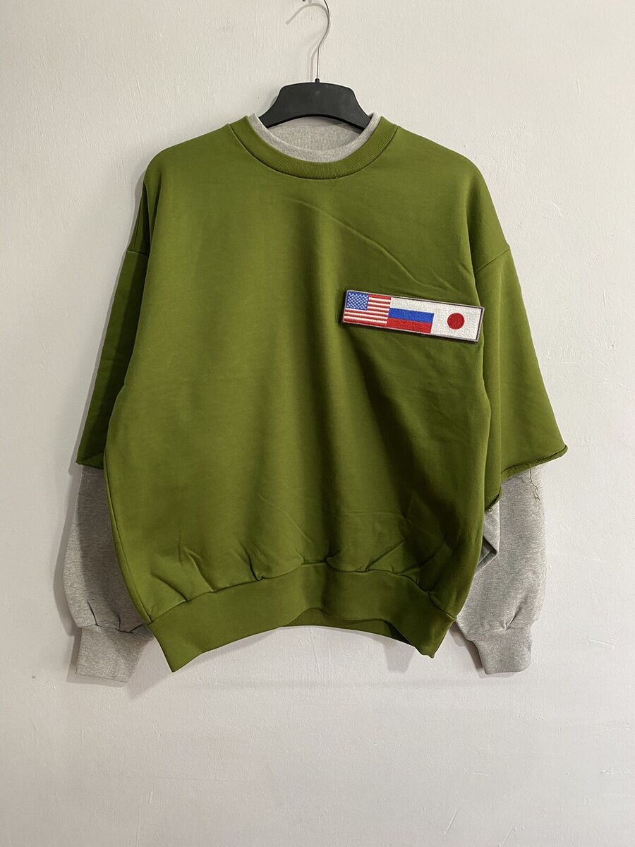 GOSHA RUBCHINSKIY DOUBLE SLEEVE FLAG SWEAT | eBay GOSHA RUBCHINSKIY DOUBLE SLEEVE FLAG SWEAT | eBay
