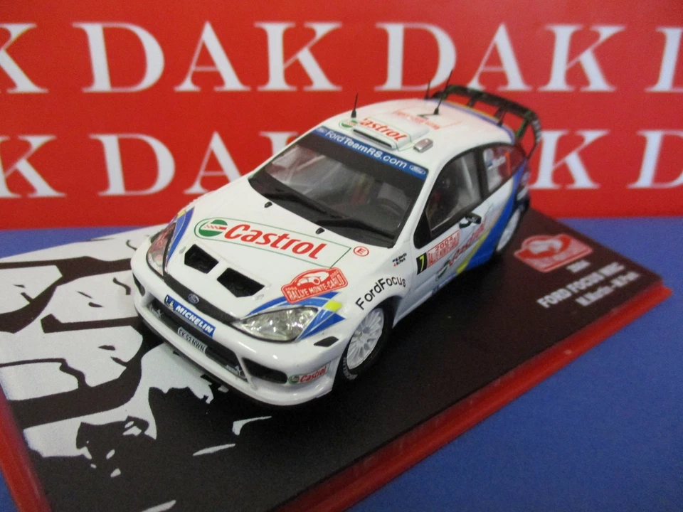 Die cast 1/43 Modellino Auto Ford Focus WRC Rally Monte Carlo 2004 M. Martin - Immagine 2 di 4