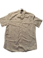 Eddie Bauer Kingston Shirt Men's Large American Flag  Button Down NEW