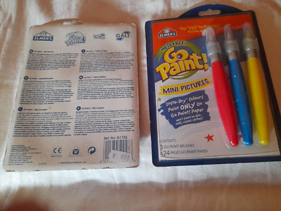 Go Paint! Miniabbildungen (3 Pinsel + 24 Bilder zum Ausmalen) (neu)
