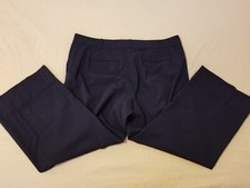 Womens New Ann Taylor Dress Pants 18 Black Slack Khaki Trouser Stretch