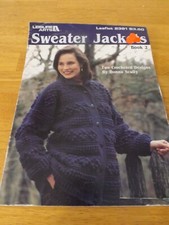 SWEATER COATS  JACKETS   1993   2 Crochet Patterns Girls  Women la 2381