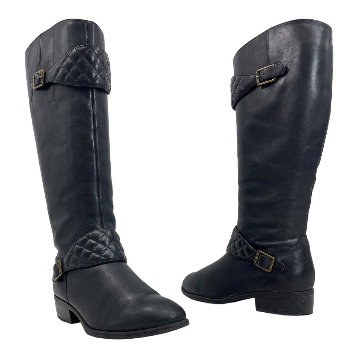 LRL RALPH LAUREN Womens 8B 8 B Leather MEVEAN Riding Boots 