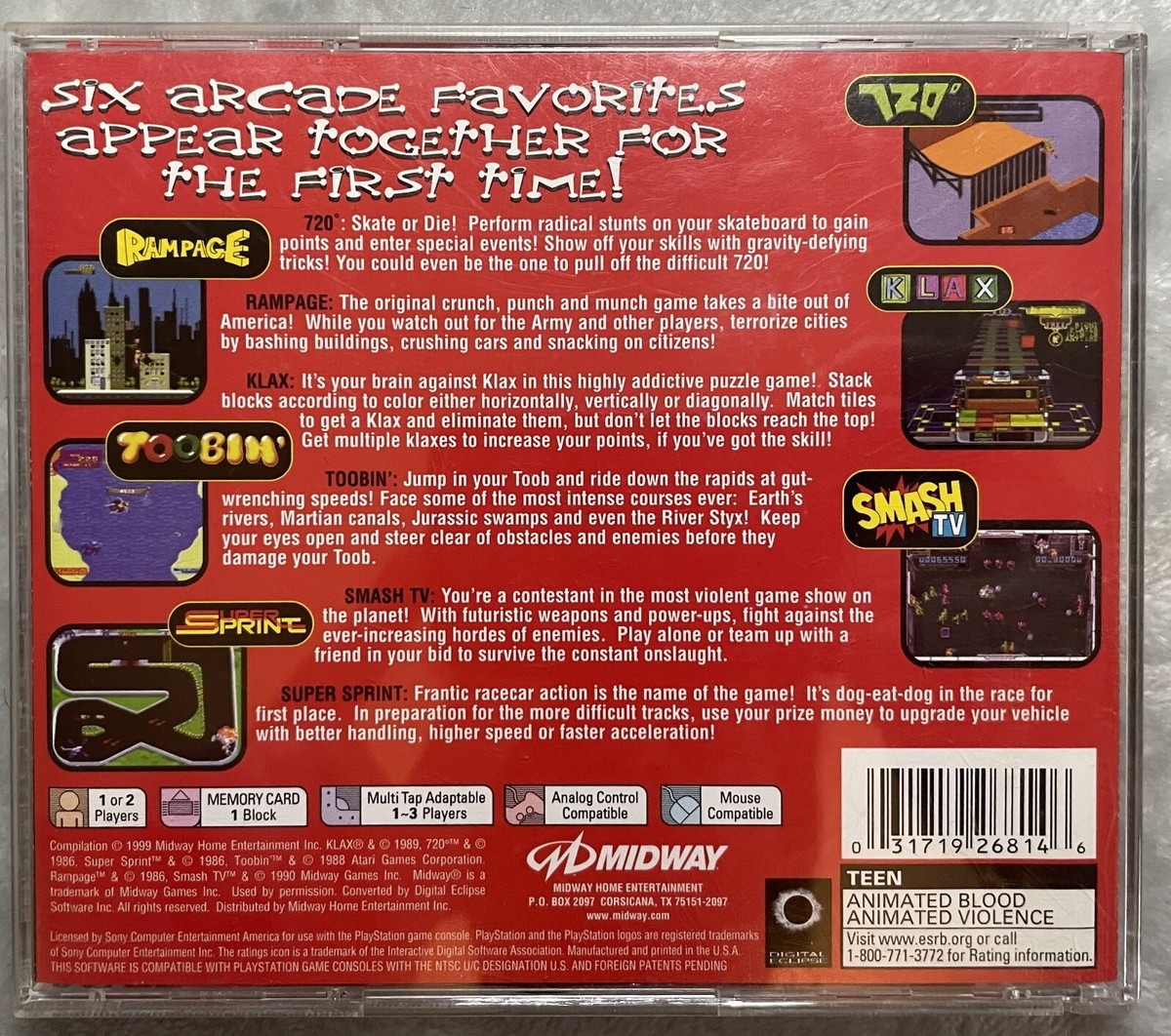 ASTEROIDS - PLAYSTATION 1 - PS1 - emballage d'origine + instructions
