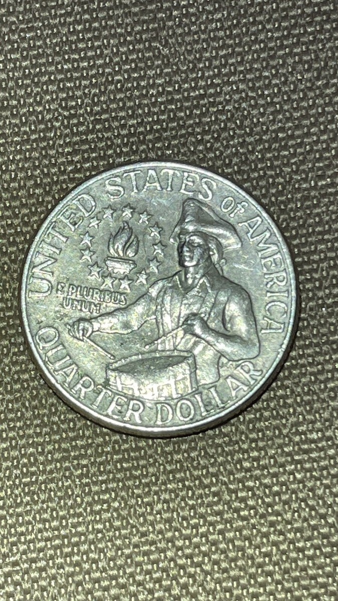 1776-1976 Bicentennial Quarter Drummer Boy Rare Filled In D 1776-1976 Bicentennial Quarter Drummer Boy Rare Filled In D
