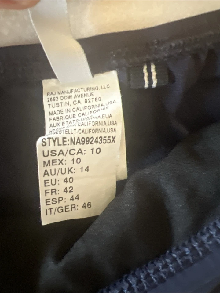 Usado en Excelente Condición Nautica Colorido Azul Rayas Tankini Traje De Baño Top S M 10 Foto 4 de 4