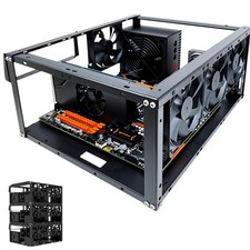 PC Test Bench,Open Air PC Case,Open Frame Computer Chassis, DIY Stackable Tec...