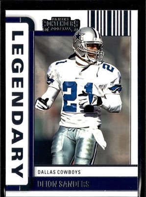 2022 Panini Contenders #LGD-DSA Deion Sanders Legendary Contenders