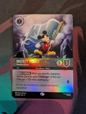 Mickey Mouse Standartenträger 221/204 Epic Foil Disney Lorcana Fabelhaft