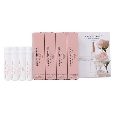 ISSEY MIYAKE L'EAU D'ISSEY PIVOINE .8ml .02fl oz x 4 PERFUME SPRAY SAMPLE VIALS