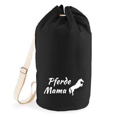 Seesack Pferdemama Silhouette Geschenkidee Pferdemama Geschenk Präsent Mitbrings