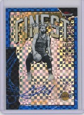 2025-26 Topps Finest Gabe Vincent Autographs Blue X-Fractor /99 #FAU-GV Lakers