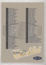 1998 Ultra Checklist Gold Medallion Edition Checklist Cards 177-250 #248G 3c7