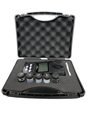 VTSYIQI Water Turbidimeter with Standard Carrying Case Standard Solution Range 0-1100NTU