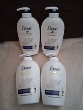 4x Dove Nourishing Hand Wash Lotion Soap 250ml New  12.99 per litre