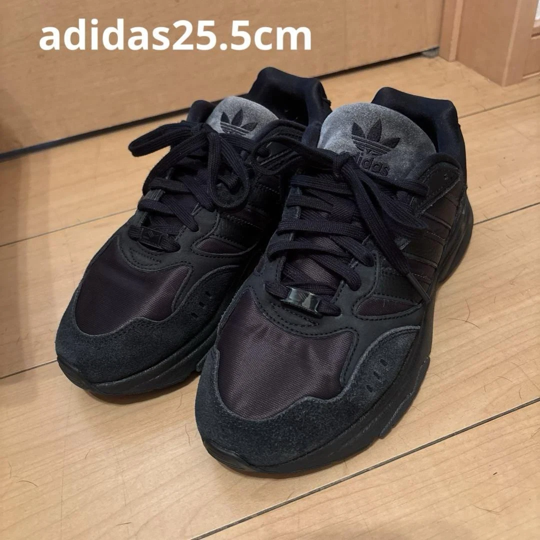 Scarpe da corsa Adidas Retrofi F90 7.5 US uomo nere scamosciate nylon usate