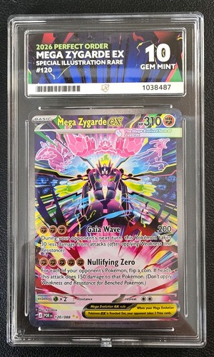 Mega Zygarde ex graded ACE 10 for sale on eBay