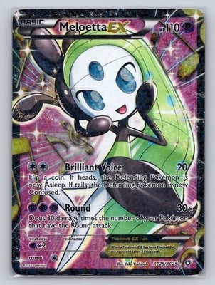 Meloetta EX RC25/RC25 Full Art Legendary Treasures Radiant