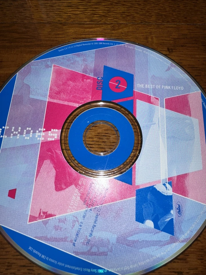 REMASTER Pink Floyd 2x CD Echoes BEST OF syd barrett WALL Dark Side of the Moon - Image 3 of 3