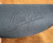MAUI JIM, Black Sunglasses, Glasses Zipper Clamshell Sport Clip Case Only  